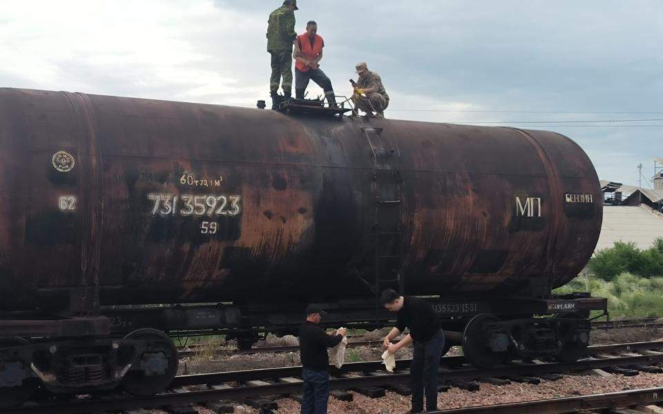 Түркістан облысында 9 тоннадан астам жанармай тәркіленді