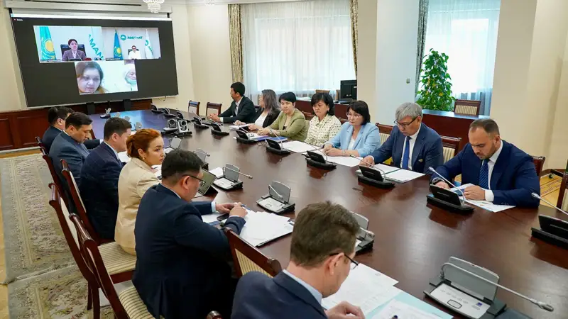 Заместитель Премьер-министра РК Тамара Дуйсенова провела онлайн-прием граждан