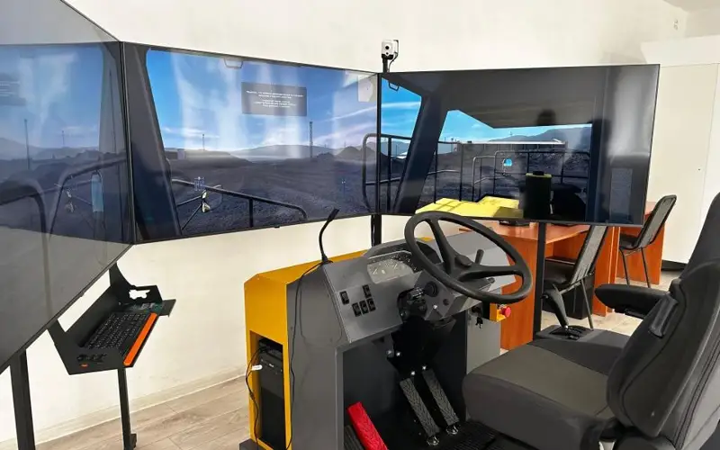 Симулятор самосвала для обучения появился в казахстанском колледже