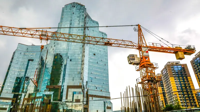 Строительство Строительный кран Многоэтажные дома Құрылыс Құрылыс краны Көп қабатты үйлер 