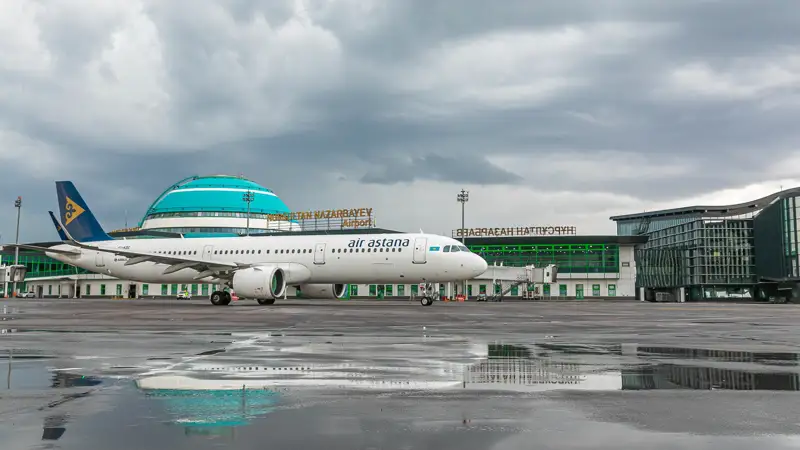Самолеты Эйр Астана Аэропорт Астаны Ұшақ Эйр Астана Астана әуежайы