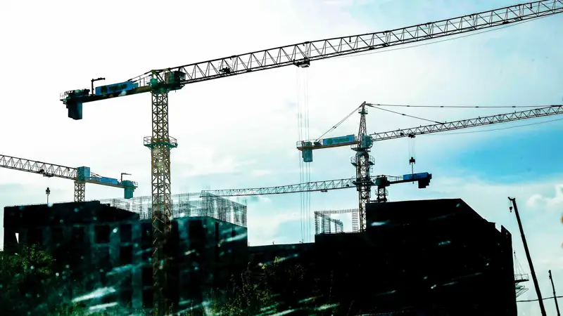 Строительство Строительный кран Многоэтажные дома Құрылыс Құрылыс краны Көп қабатты үйлер