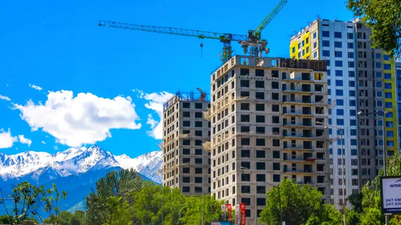 Строительство Строительный кран Многоэтажные дома Құрылыс Құрылыс краны Көп қабатты үйлер