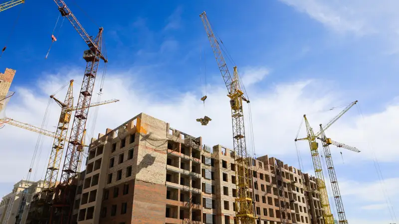 Строительство Строительный кран Многоэтажные дома Құрылыс Құрылыс краны Көп қабатты үйлер