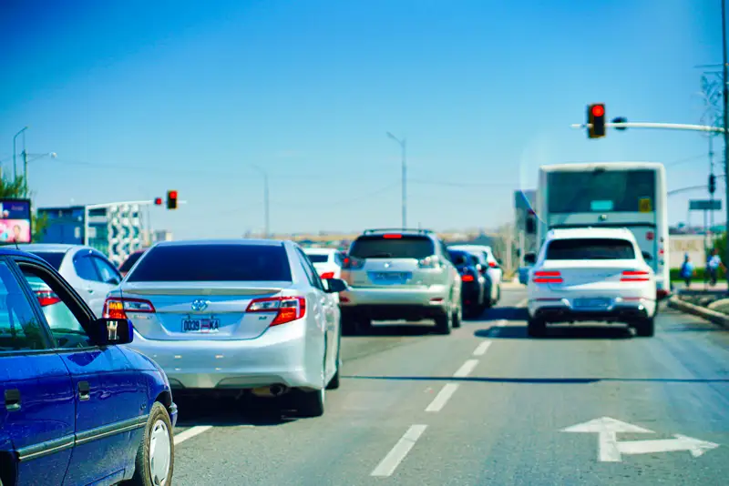 Дорога улицы пробка автомобили жол көшелер кептеліс көлік