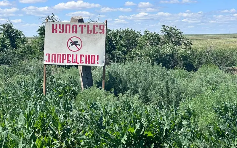 Купаться запрещено, вода