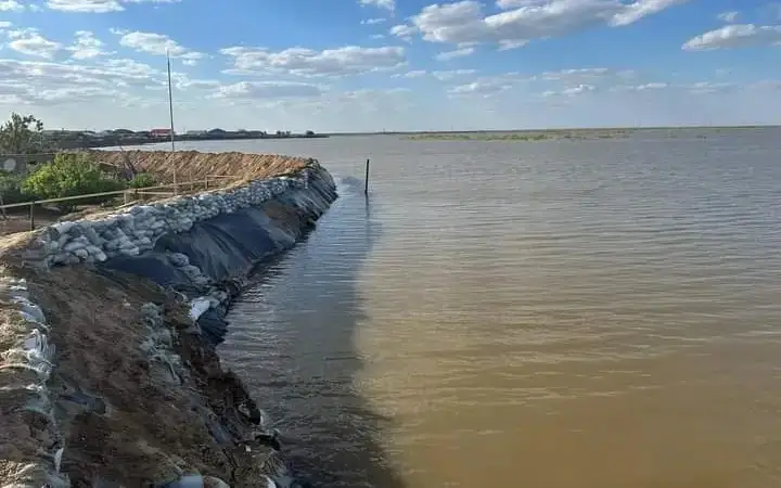 Zhaiyk River’s water level decreases in Atyrau