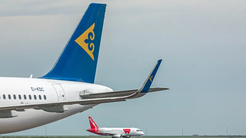 Самолеты  Air astana Эйр астана Ұшақ