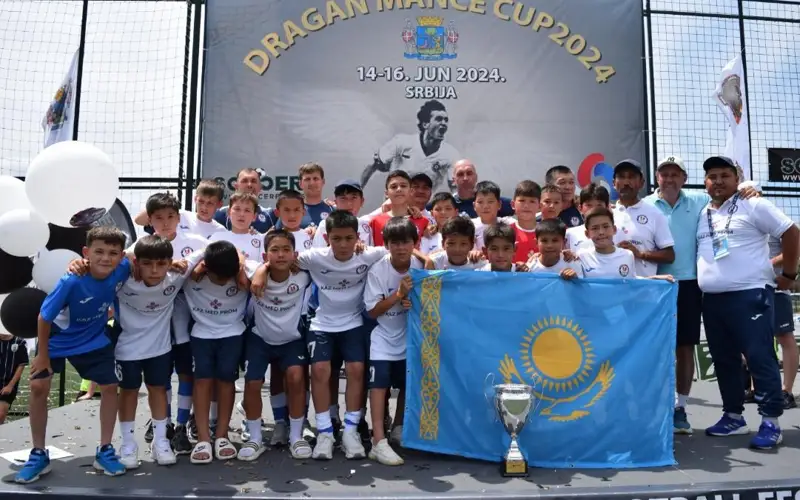 Юные казахстанские футболисты стали призерами авторитетного футбольного турнира в Сербии