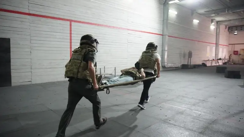 пресс-тур на спецполигон