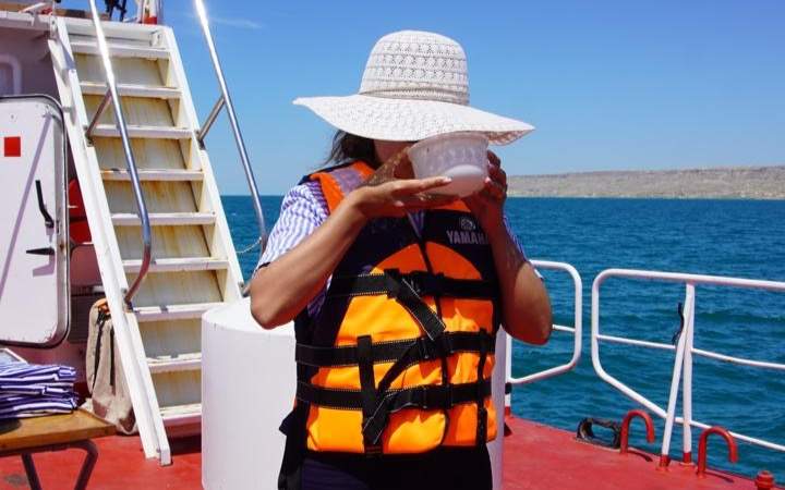 Журналистов оморячили на военном корабле &laquo;Семсер&raquo;