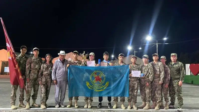 Воспитанники «Жас бүркіт» Нацгвардии победили в конкурсе «Айбын»
