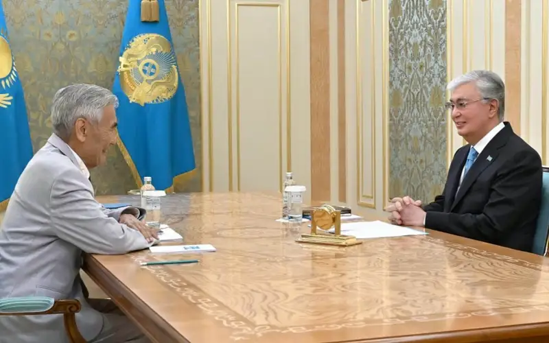 Касым-Жомарт Токаев принял зампредседателя РОО «Организация ветеранов» 