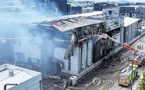 About 20 bodies found at battery plant fire site: firefighters 