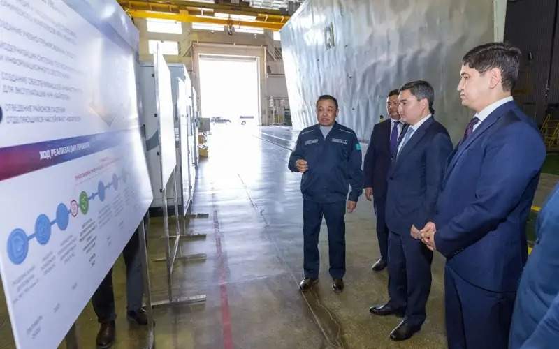 PM Bektenov inspects construction of Baiterek Space Rocket Complex in Baikonur