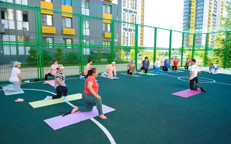 тренировки во дворе