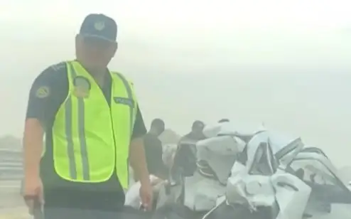 Массовое ДТП произошло на трассе Алматы — Усть-Каменогорск