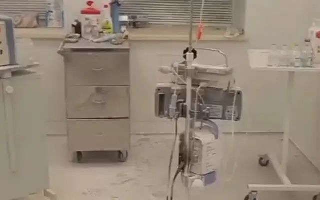 возгорание прибора в детской больнице