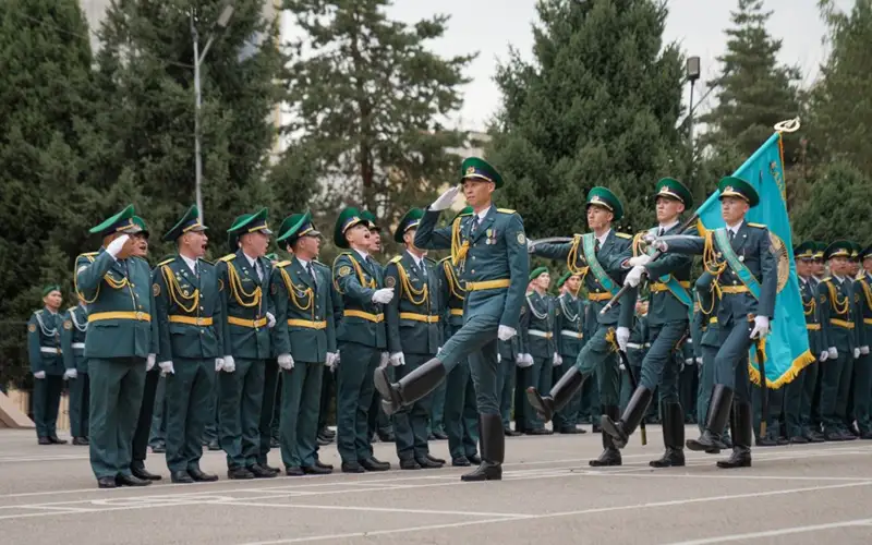 Выпуск курсантов состоялся в Пограничной академии КНБ