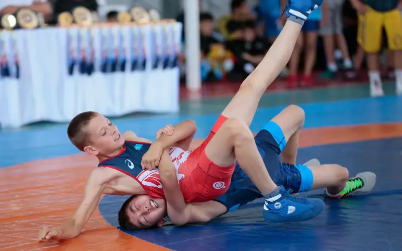 Международный турнир по вольной борьбе среди юношей стартовал в Акмолинской области