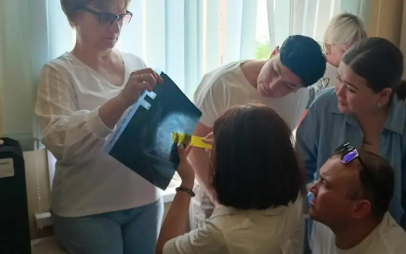 Современным методам лучевой диагностики в маммографии обучили акмолинских врачей