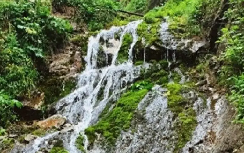 Waterfall in Almaty region 