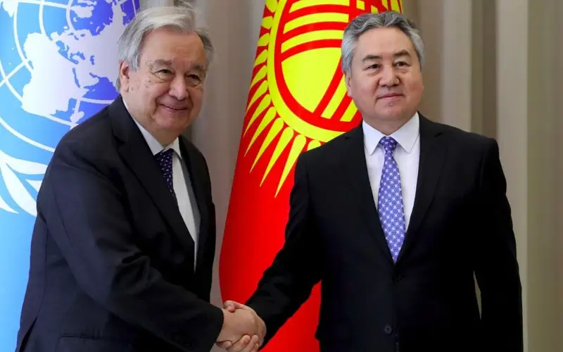 Guterres commends strong collaboration between UN and Kyrgyzstan