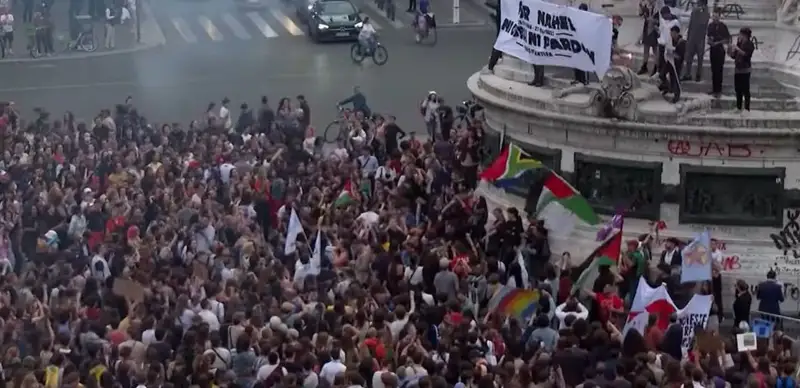 выборы во Франции и акции протеста