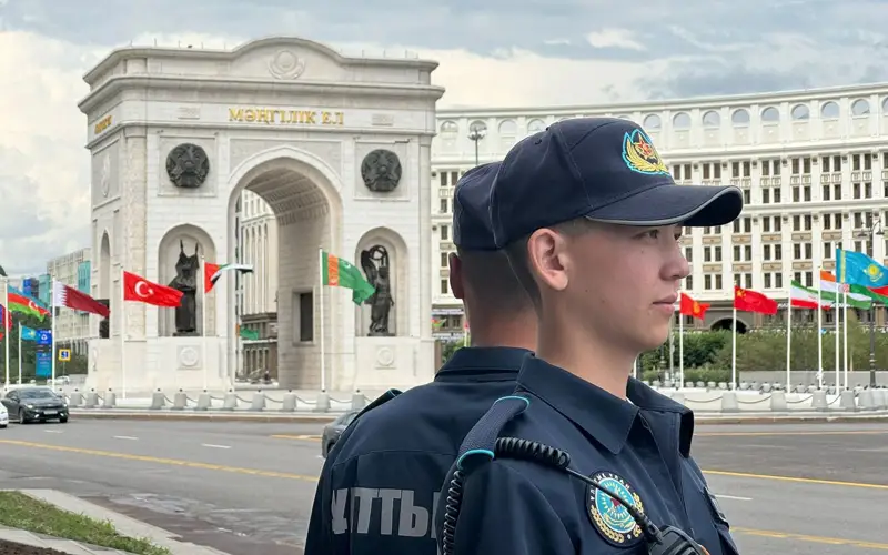 Гвардейцы несут службу в усиленном режиме в Астане