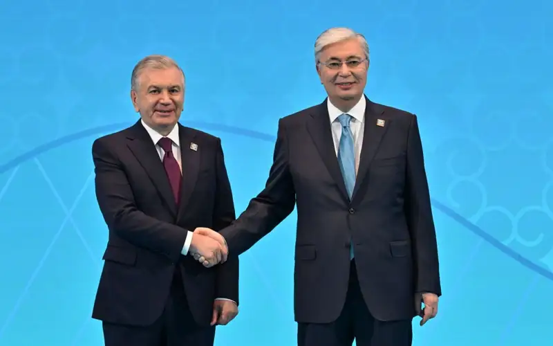 Касым-Жомарт Токаев и Шавкат Мирзиёев