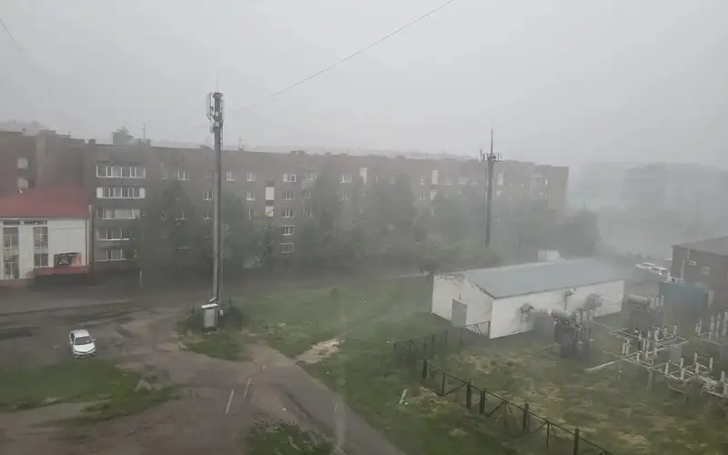'Apocalyptic' weather hits Petropavlovsk