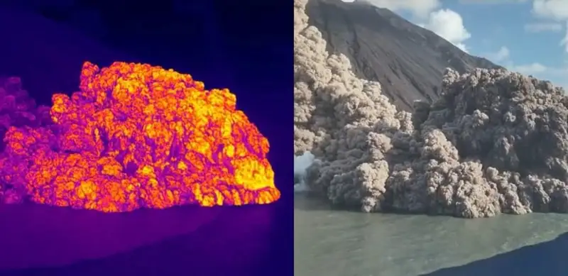 Извержение вулканов в Италии