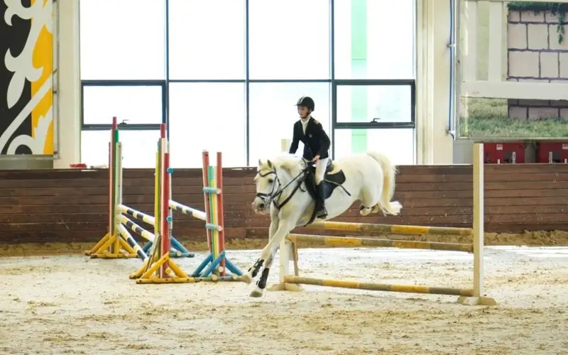 Astana kúnine oraı elordada konkýrdan jarys ótip jatyr