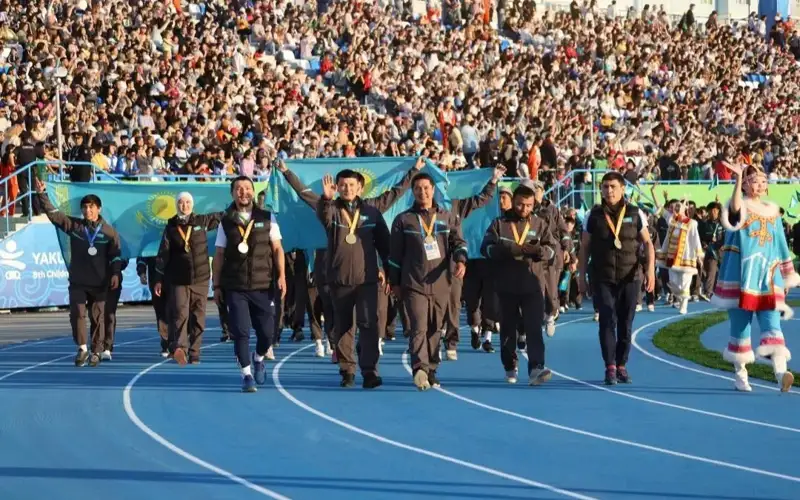 Kazakh team wins 107 medals at VIII Children of Asia Games