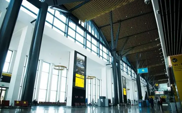 Аэропорт затопило в Астане