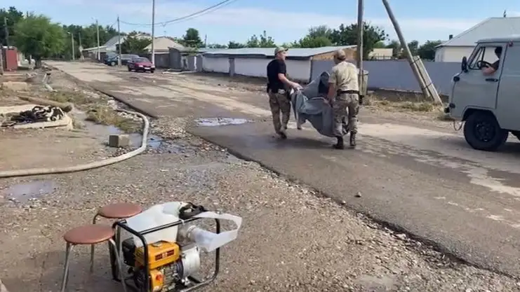 Ущерб от склоновых стоков подсчитывают в Сарысуском районе Жамбылской области