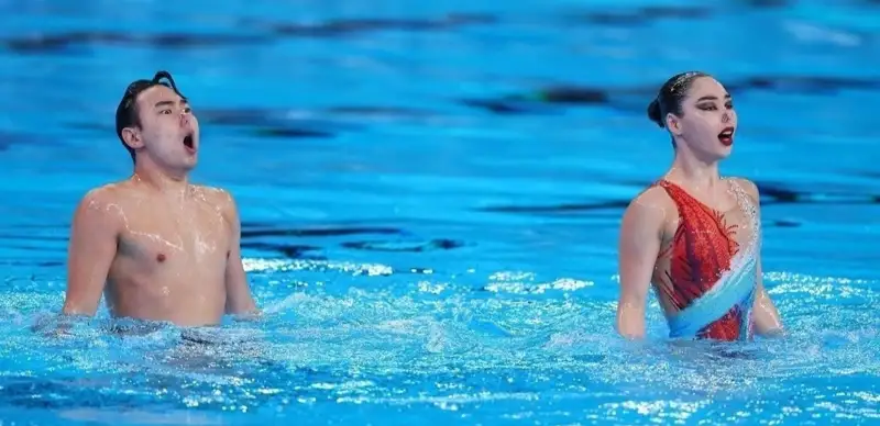 Казахстанцы завоевали три медали на этапе Кубка мира по артистическому плаванию