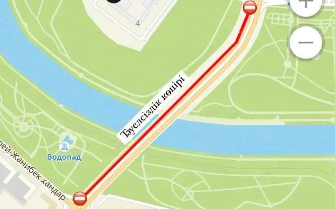 Движение на мосту Тауелсиздик частично ограничат в Астане