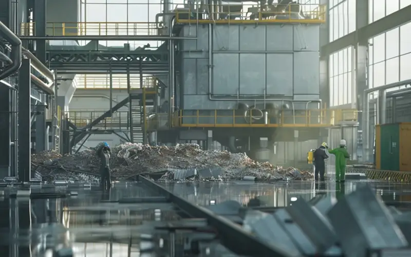 мусор, завод