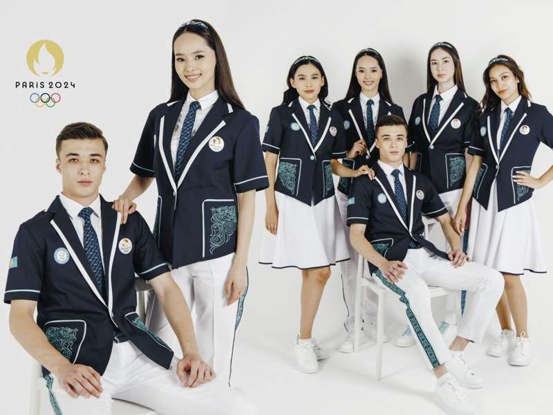 Kazakhstan's parade uniform Kazakhstan's parade uniform