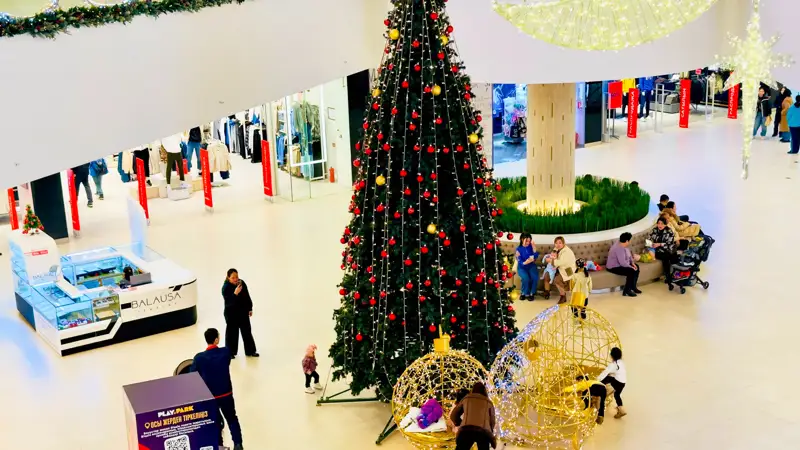 ТРЦ Сауда орталығы Новый год Жаңа жыл