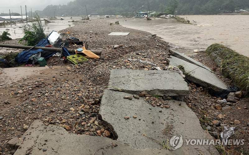韩国暴雨 韩国暴雨