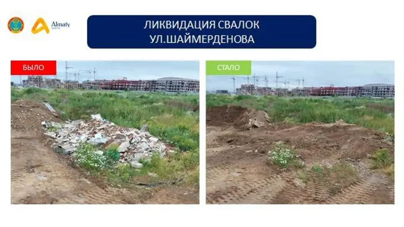 Свыше 100 несанкционированных свалок ликвидировали в Астане