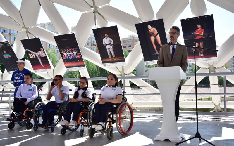 Expo celebrating para-athletes unveils in Kazakh capital 