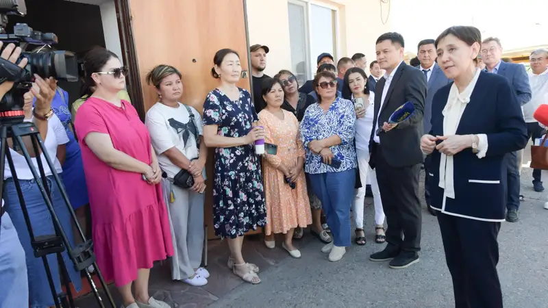 Рабочая поездка Тамары Дуйсеновой в Алматинскую область