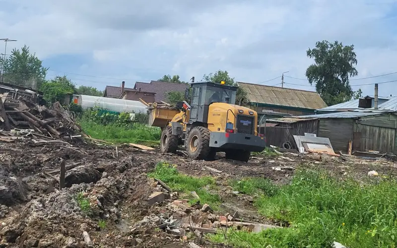 Петропавловск, дома, паводки