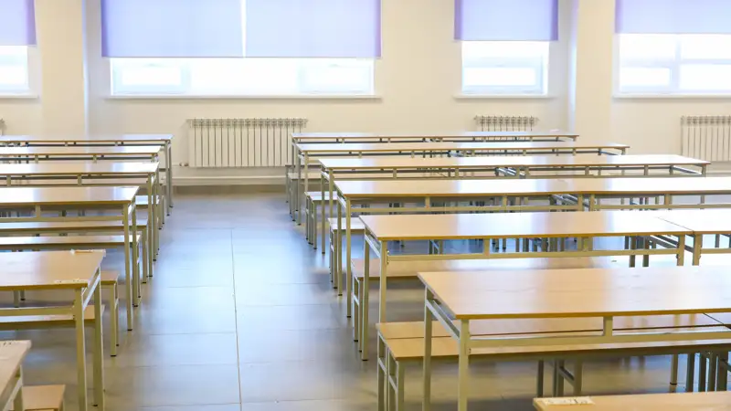 Школьная столовая Мектеп асханасы