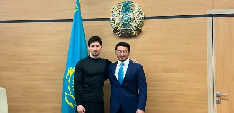 Павел Дуров и Жаслан Мадиев