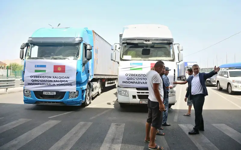 Humanitarian aid from Uzbekistan arrives in Osh
