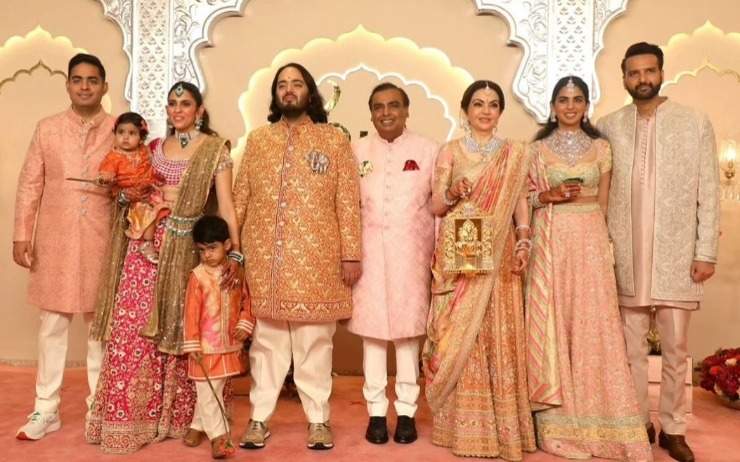 Anant Ambani and Radhika Merchant, India, wedding